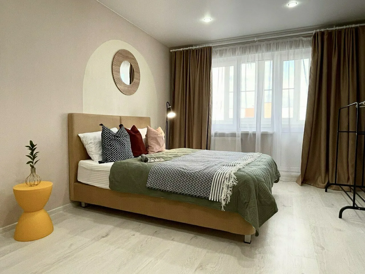 Photo : style moderne, appartement compact, appartement, rénovation, Nijni Novgorod, immeuble panel, 1 pièce, jusqu'à 40 mètres, Olga Bazarova – photo sur notre site