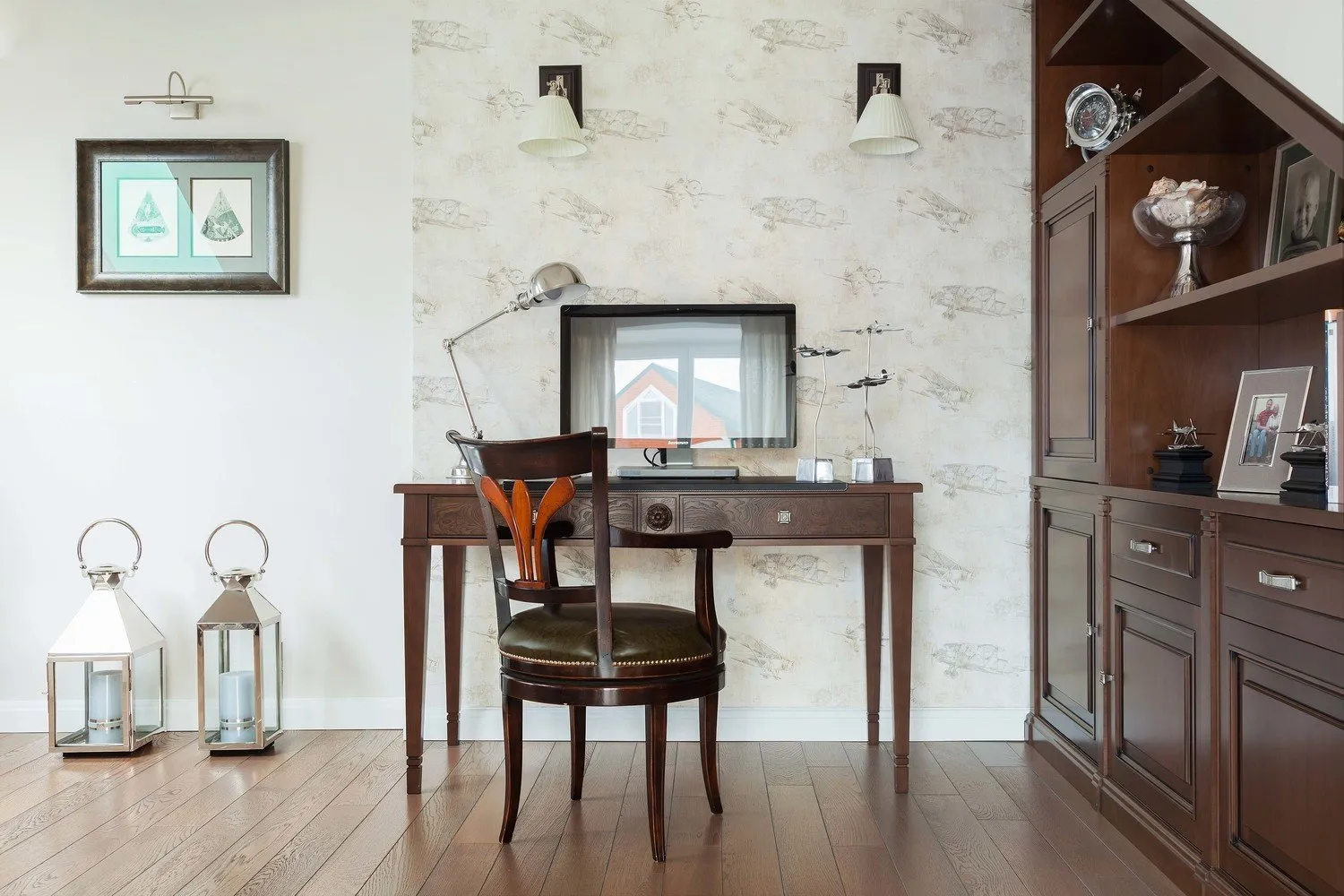 Photo: Office in Classic Style, Eclectic, Weekly Project, Moscow, House and Garden, Townhouse, Natalia Tarhanova – photo on our website