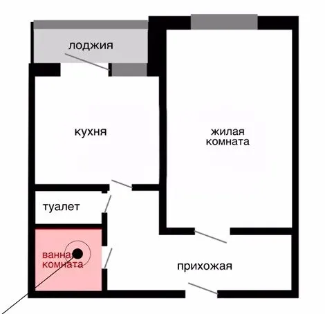 Foto: in Stil , Wohnung, Renovierung in der Praxis, 2 Zimmer, 40-60 Quadratmeter – Fotos auf unserer Website