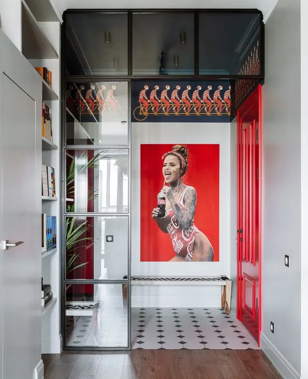 Photo : style, Entrée, Petit appartement – photo sur notre site