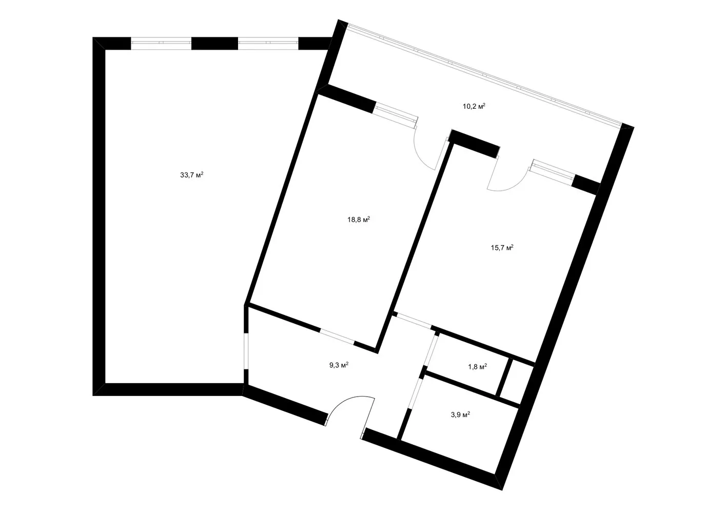 Foto: Planos modernos, Apartamento, Proyecto del día, Región de Moscú, Edificio monolítico, 3 habitaciones, 60-90 m², Zhukovski, María Chikunova – foto en nuestro sitio web