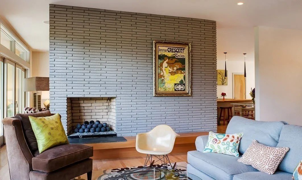 照片:现代风格客厅,网站上的照片