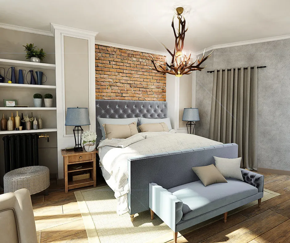 Фотография: Спальня в стиле Лофт, Советы – фото на нашем сайте