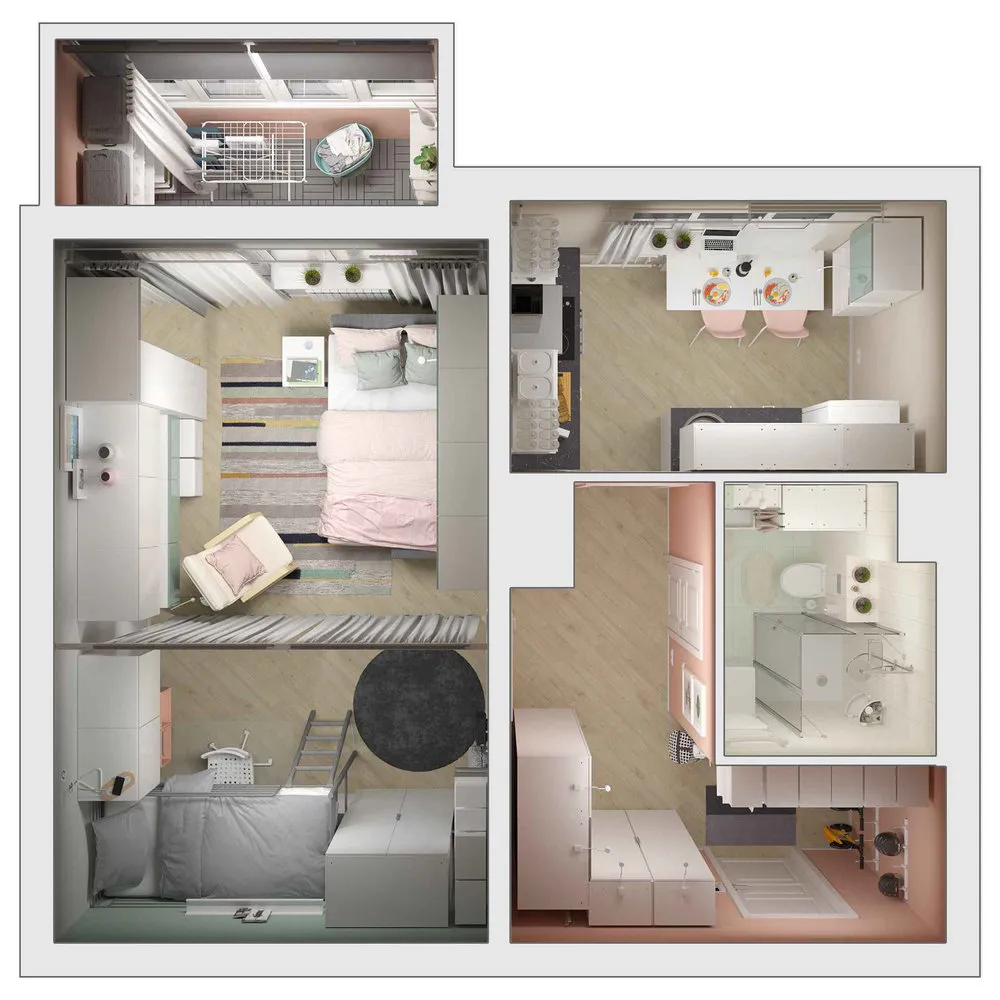 照片：P-44风格的布局，指南，宜家 – 我们网站上的照片