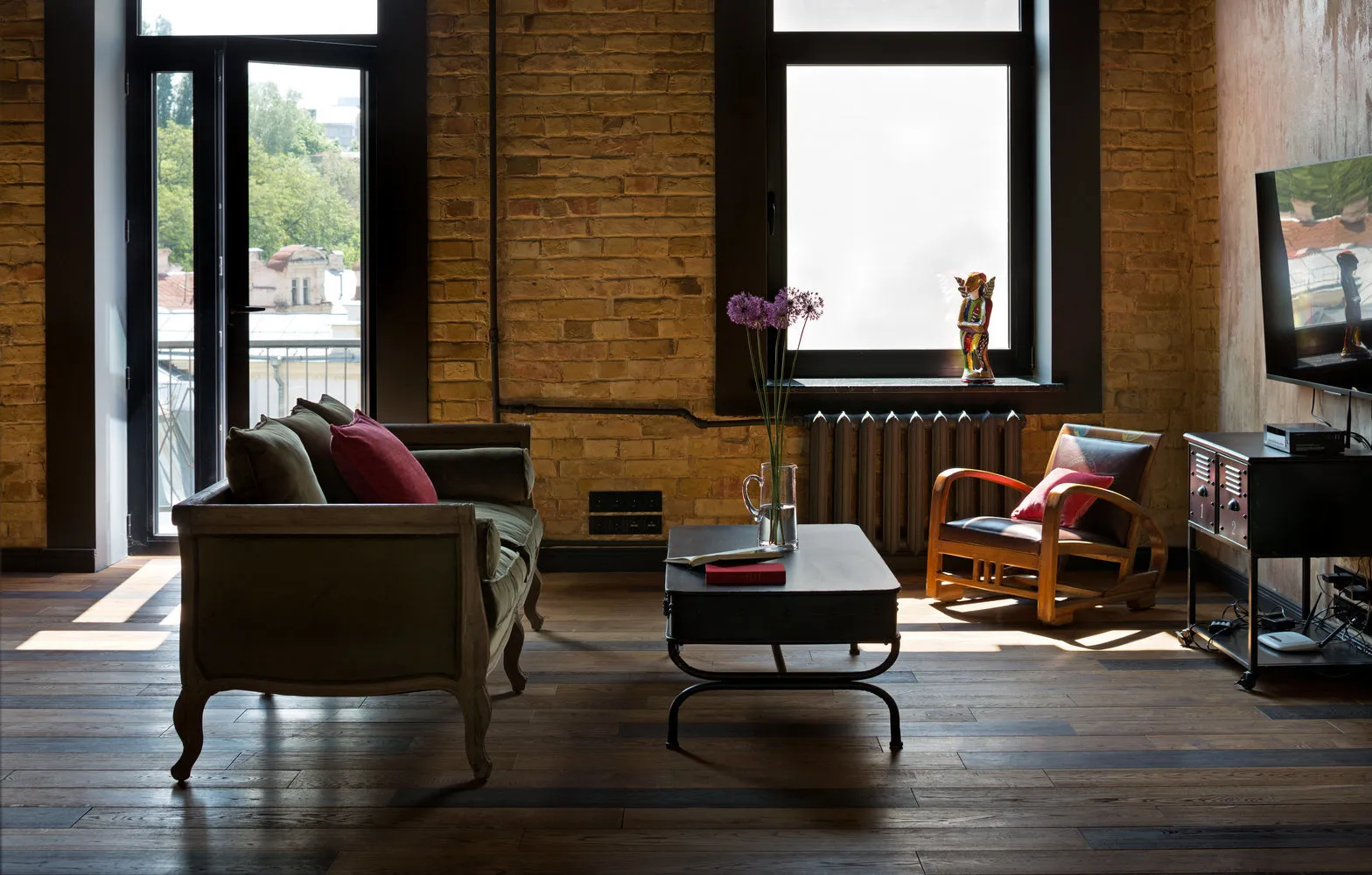 照片：loft风格客厅，技巧–我们网站的照片