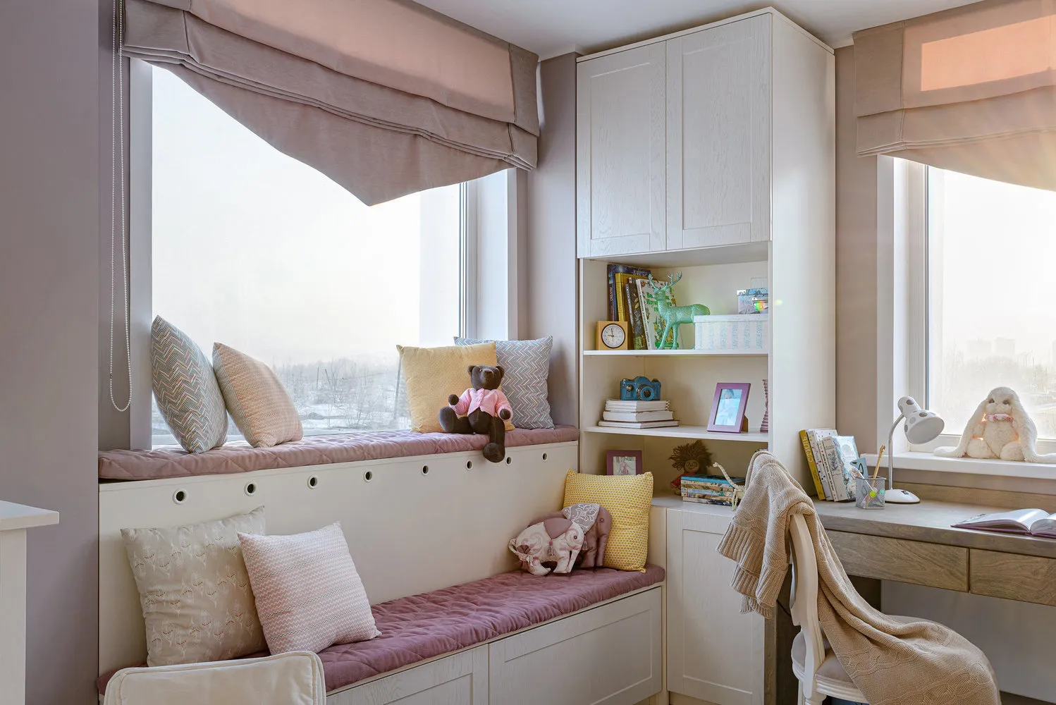 照片：现代风格儿童房，改造，3室，60-90平方米，叶卡捷琳娜·乌斯科娃，乡村别墅改造 – 网站上的照片