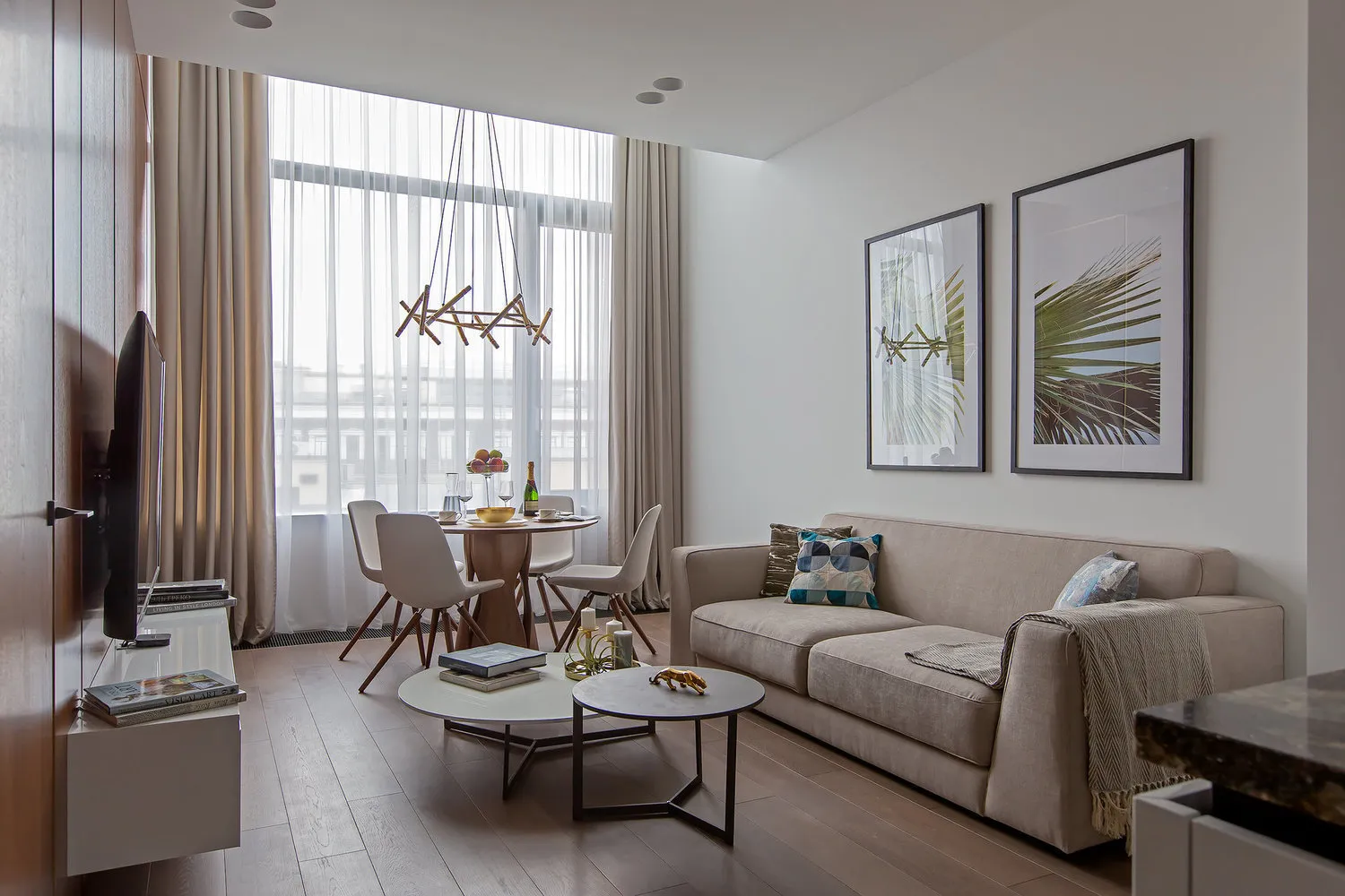 照片:现代风格客厅,技巧,家居翻新,Veronika Marfina – 我们网站上的照片