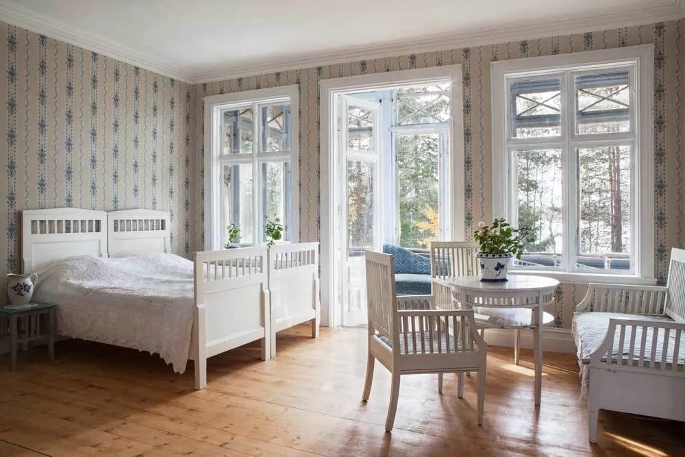 This bedroom has been renovated