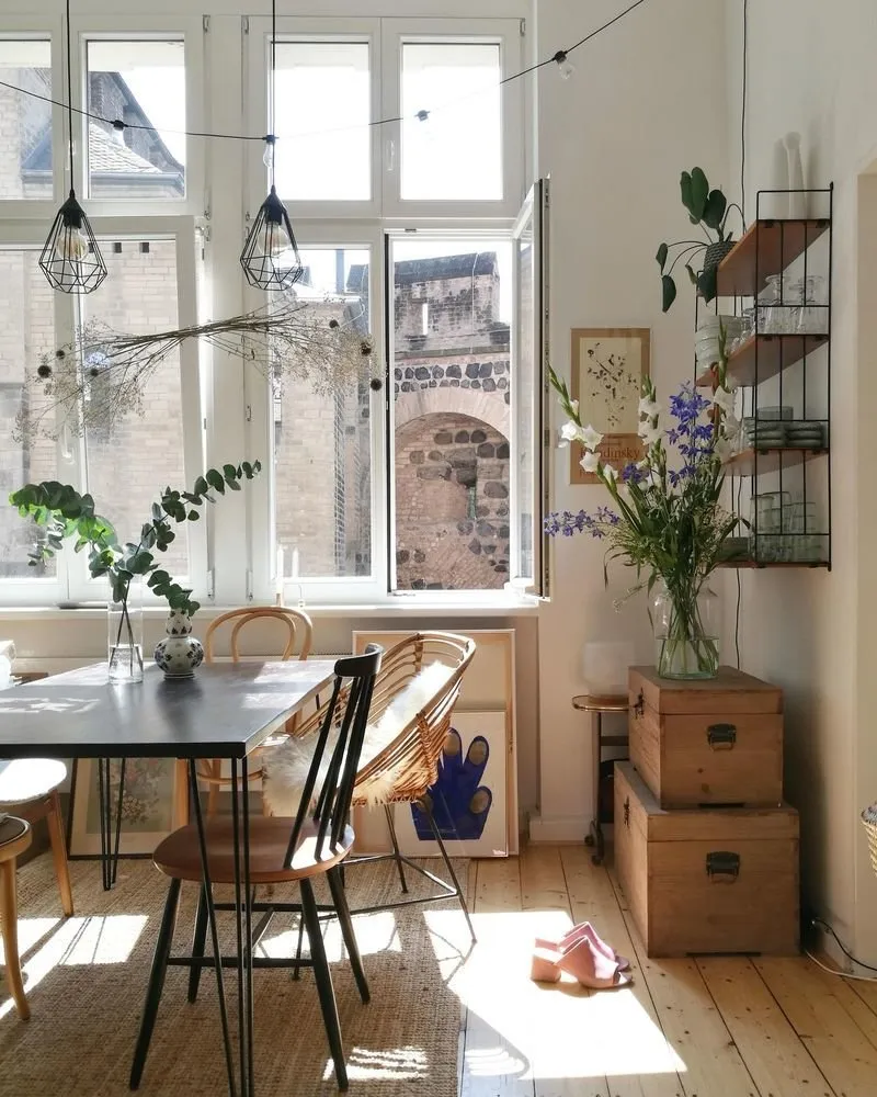 照片:斯堪的纳维亚风格厨房与餐厅,小贴士,斯堪的纳维亚室内设计,斯堪的纳维亚风格装饰,Hygge,Hygge风格室内,RusKlimat – 我们网站上的照片