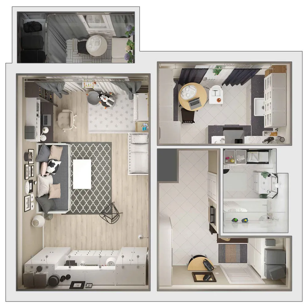 照片：P-44风格的布局，指南，宜家 – 我们网站上的照片