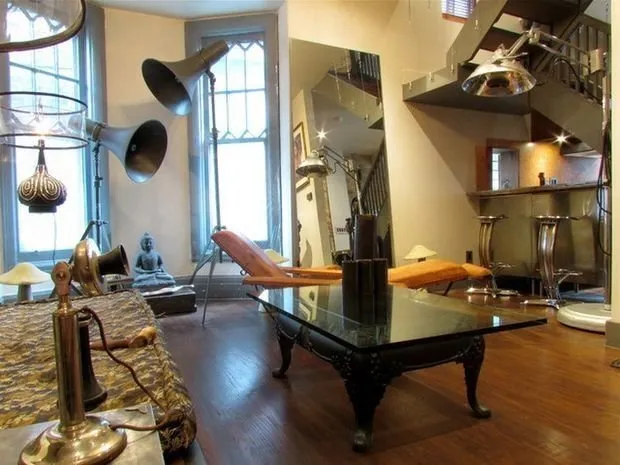 照片：折中风格客厅，技巧–我们网站的照片