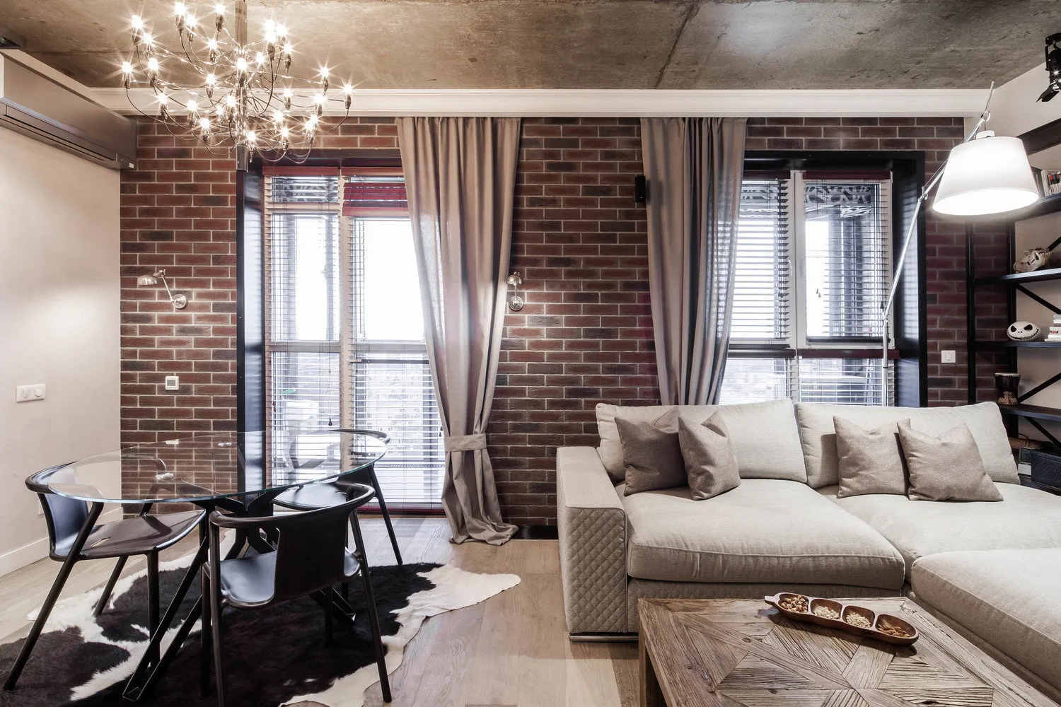 照片：loft风格客厅，技巧–我们网站的照片