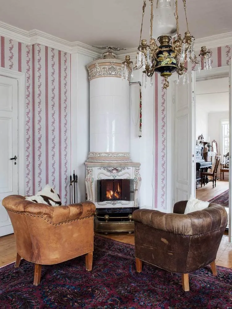 Photo: Living Room in Provence and Country Style, House, Cottage, House and Cottage – photos on our website