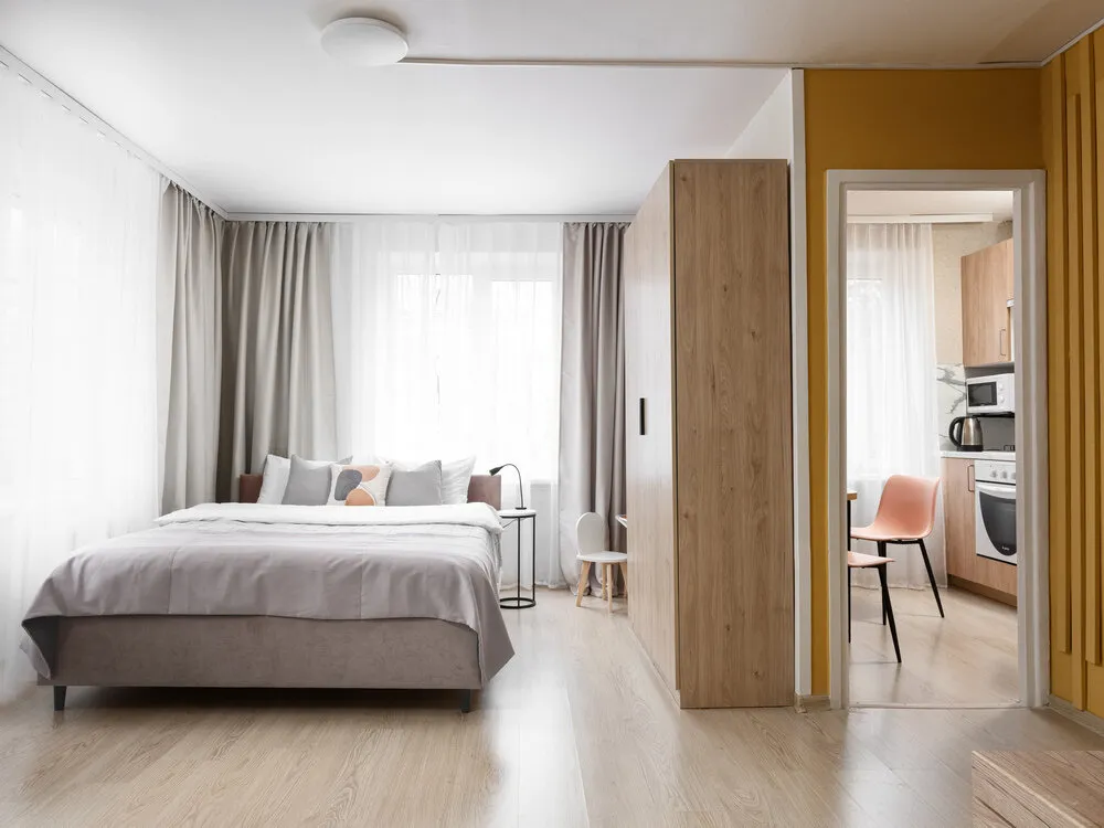 Photo: in style , Interior room, Interior style, Interior design, Renovation, Repair, Rental apartment interior, Khrushchyovka renovation, Modern interior in Khrushchyovka, Rental apartment design, Khrushchyovka renovation, Khrushchyovka repair, Khrushchyovka, up to 40 sq. m, Khrushchyovka apartment, without wall demolition – photo on our site