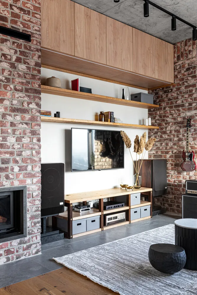 Foto: Sala de estar en estilo Loft, Cocina y comedor, Apartamento, Proyecto de la semana, Moscú, Natalia Yashuzakova – fotos en nuestro sitio web