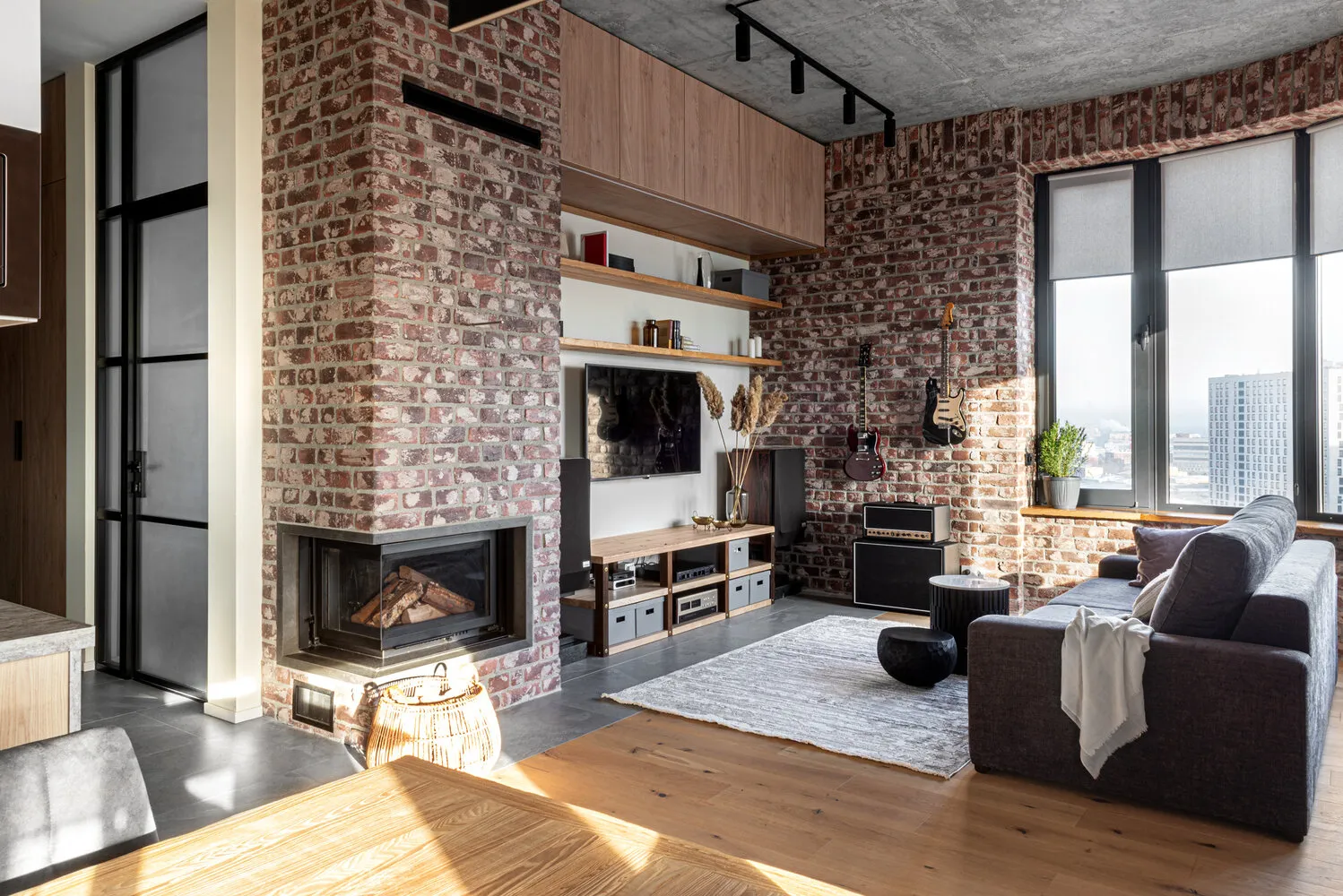 Foto: Sala de estar en estilo Loft, Cocina y comedor, Apartamento, Proyecto de la semana, Moscú, Natalia Yashuzakova – fotos en nuestro sitio web