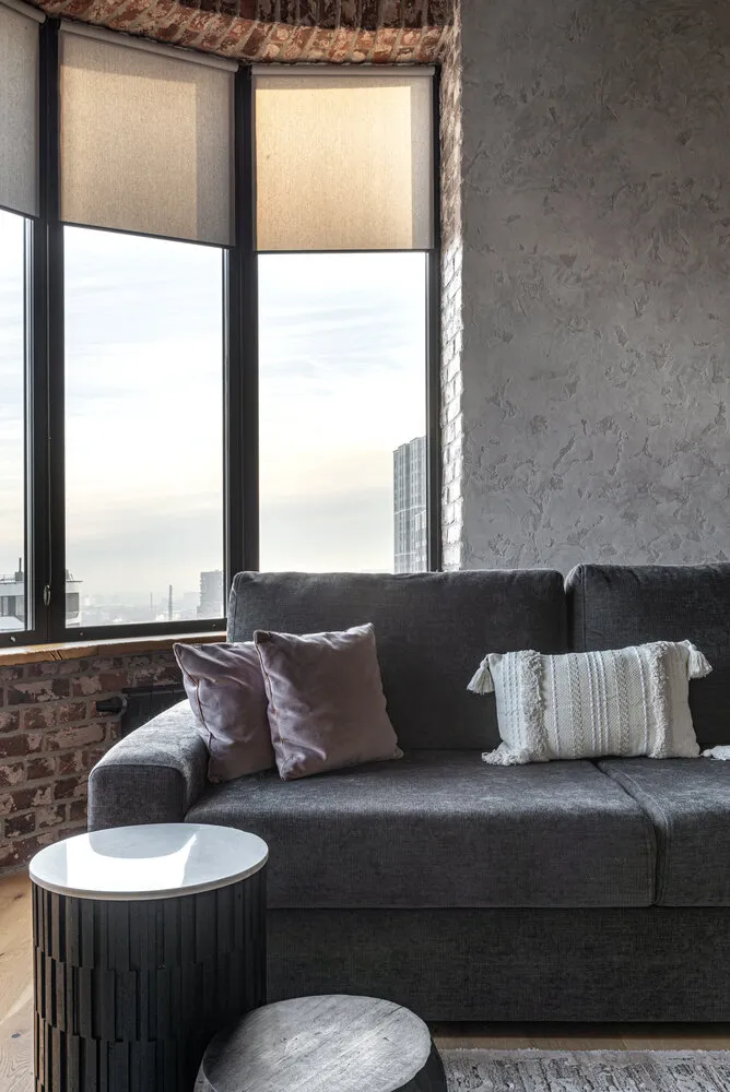 Foto: Sala de estar en estilo Loft, Cocina y comedor, Apartamento, Proyecto de la semana, Moscú, Natalia Yashuzakova – fotos en nuestro sitio web