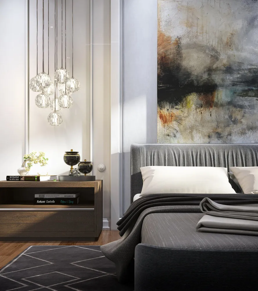 照片:现代风格卧室,技巧-我们网站上的照片