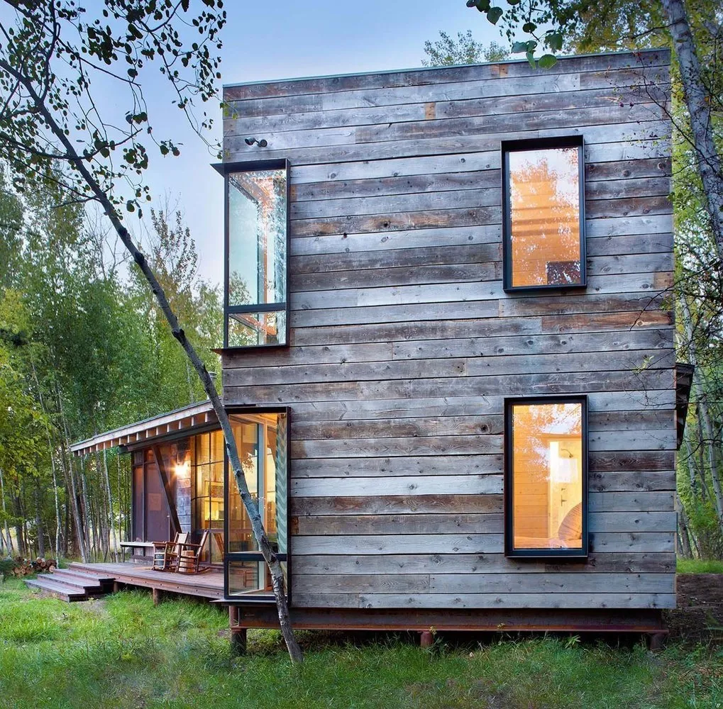 Photo: in Style , Interior Decoration, House, USA, Cottage, Brown – photo on our website