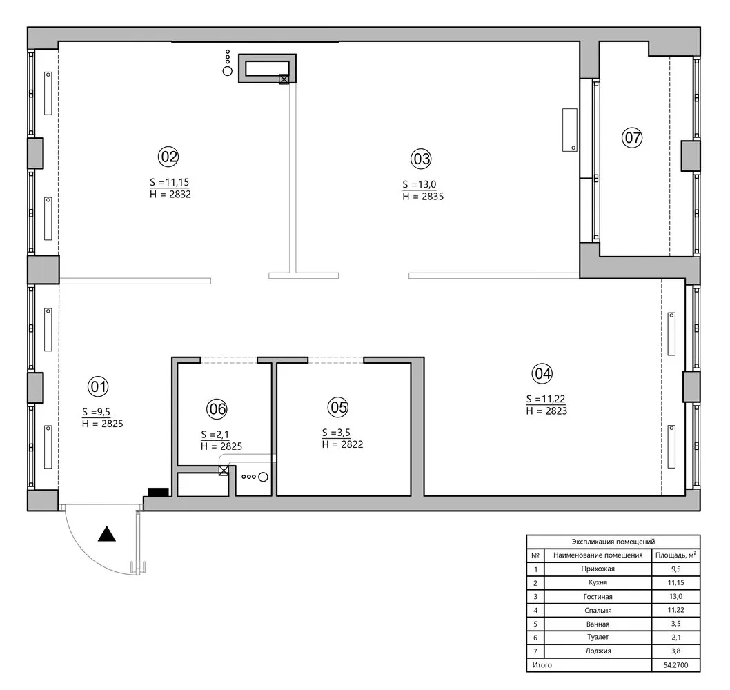 Foto: estilo moderno, apartamento, proyecto de la semana, San Petersburgo, edificio monolítico, 2 habitaciones, 40-60 m², Svetlana Olenburg – fotos en nuestro sitio web