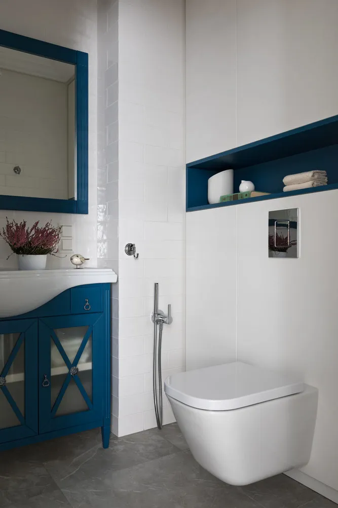 照片：普罗旺斯与乡村风格卫生间，公寓，搬家，明斯克，1室，40-60平方米，娜塔莉亚·戈卢博维奇 – 网站上的照片