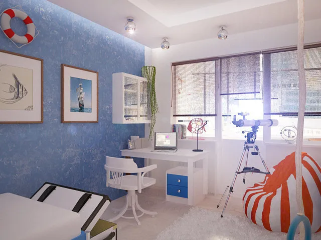 照片:现代风格儿童房,技巧——我们网站上的照片