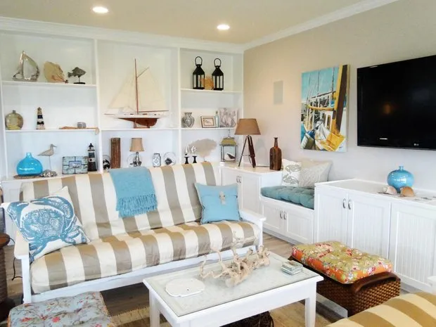 照片:斯堪的纳维亚风格客厅,技巧——我们网站上的照片