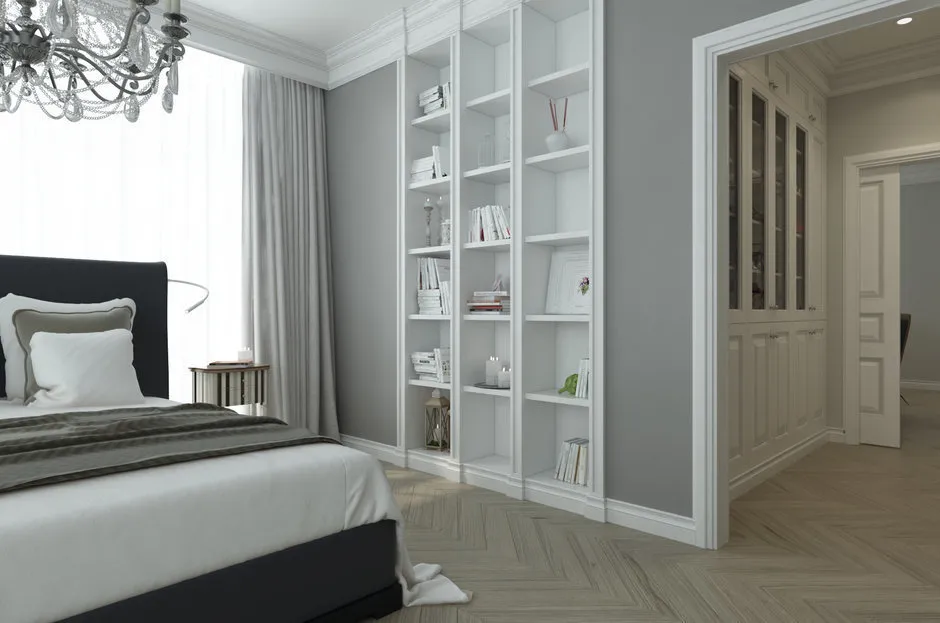 照片:古典风格卧室,技巧-我们网站上的照片