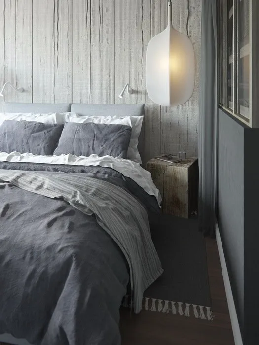 照片:生态风格卧室,技巧-我们网站上的照片