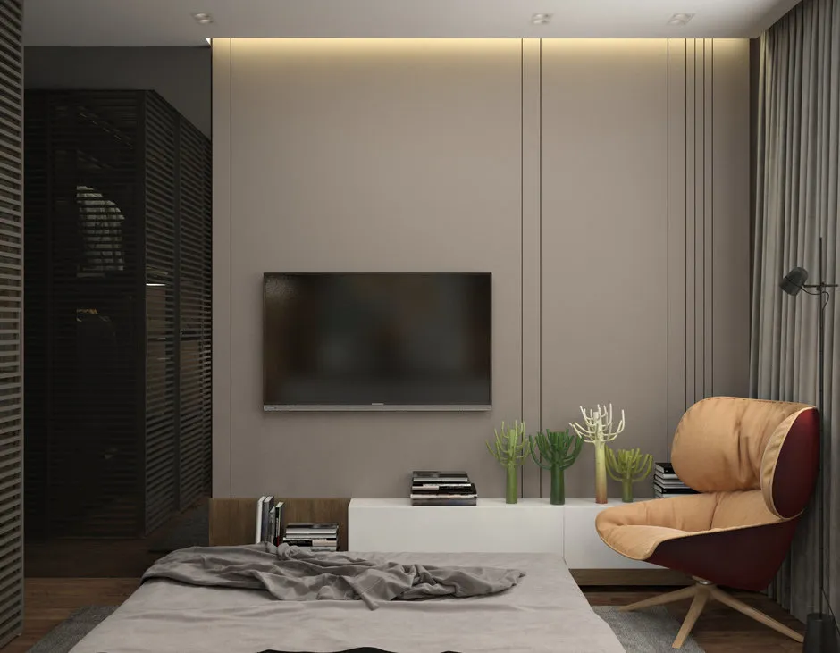 照片:现代风格卧室,技巧-我们网站上的照片