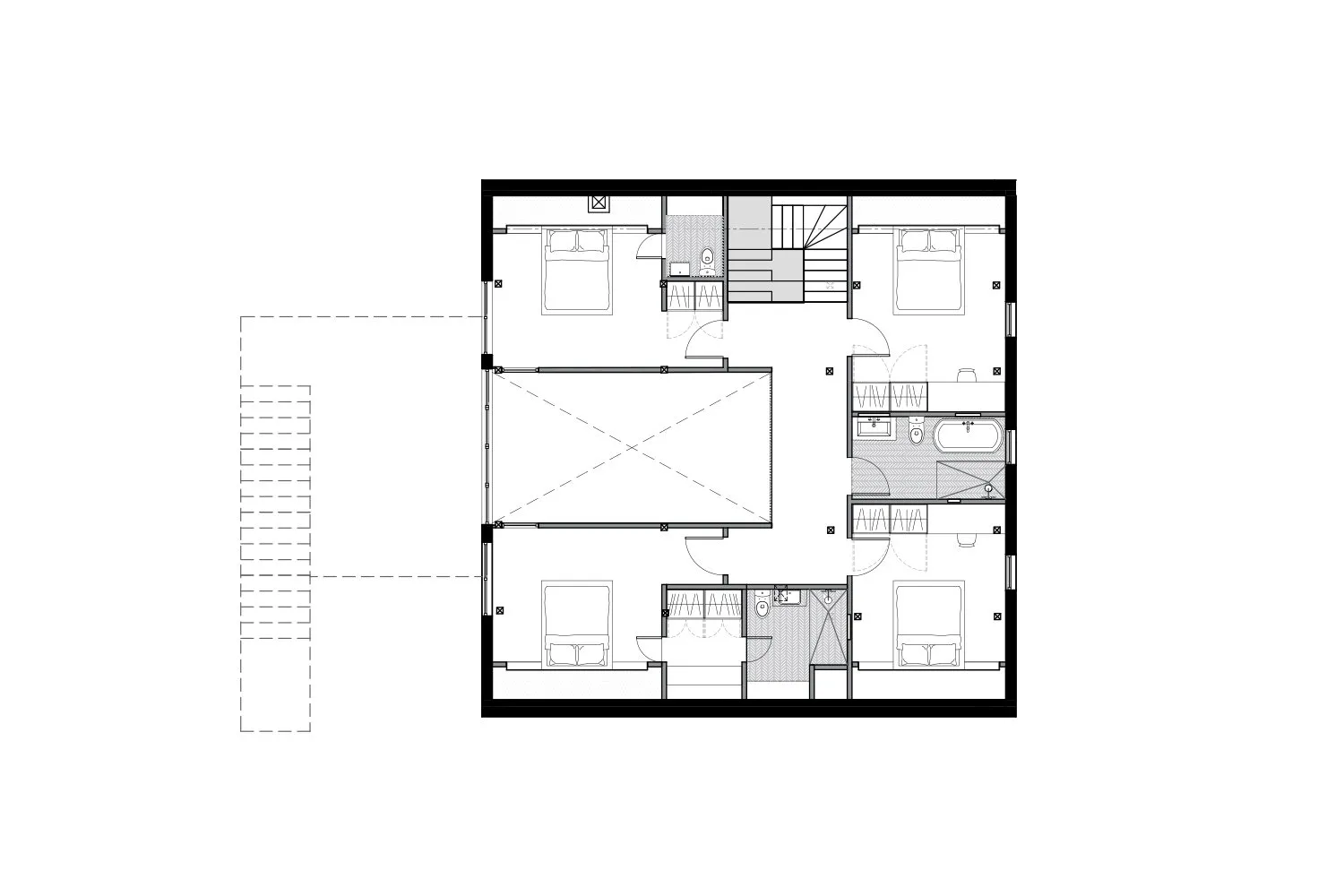 Photo: Foyer in Modern, Loft, Canada, White, Beige, Grey, Eco, House and Cottage – photo on our website