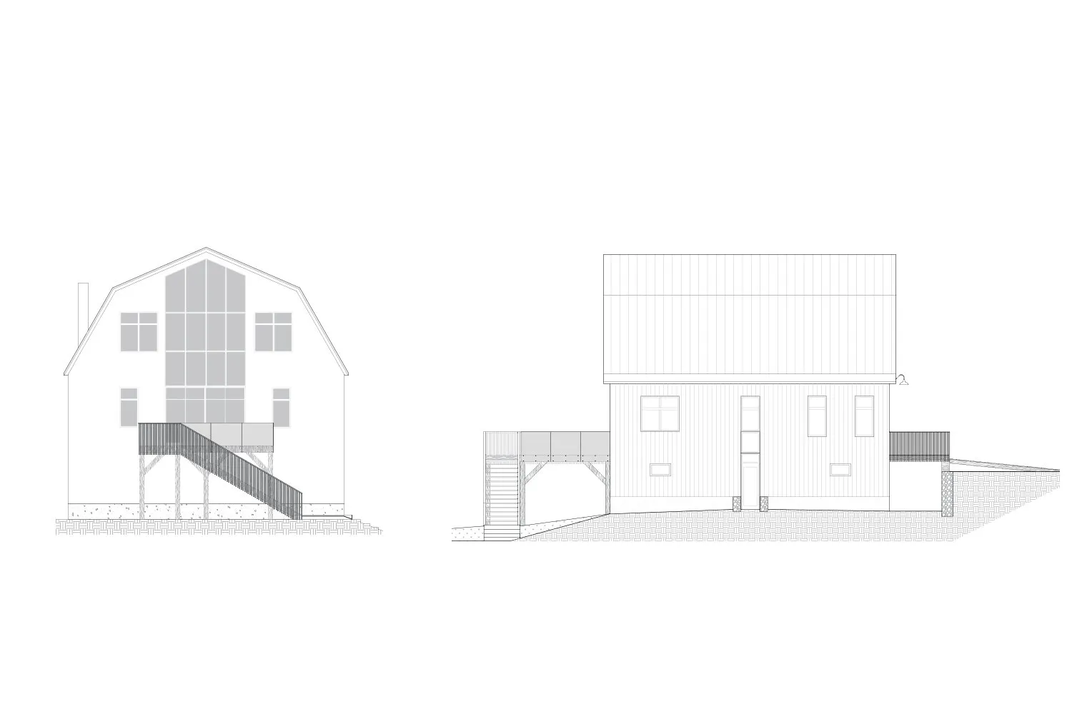 Photo: Foyer in Modern, Loft, Canada, White, Beige, Grey, Eco, House and Cottage – photo on our website