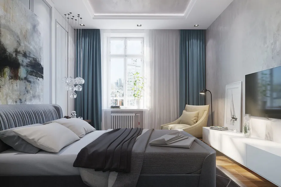 照片:现代风格卧室,技巧-我们网站上的照片