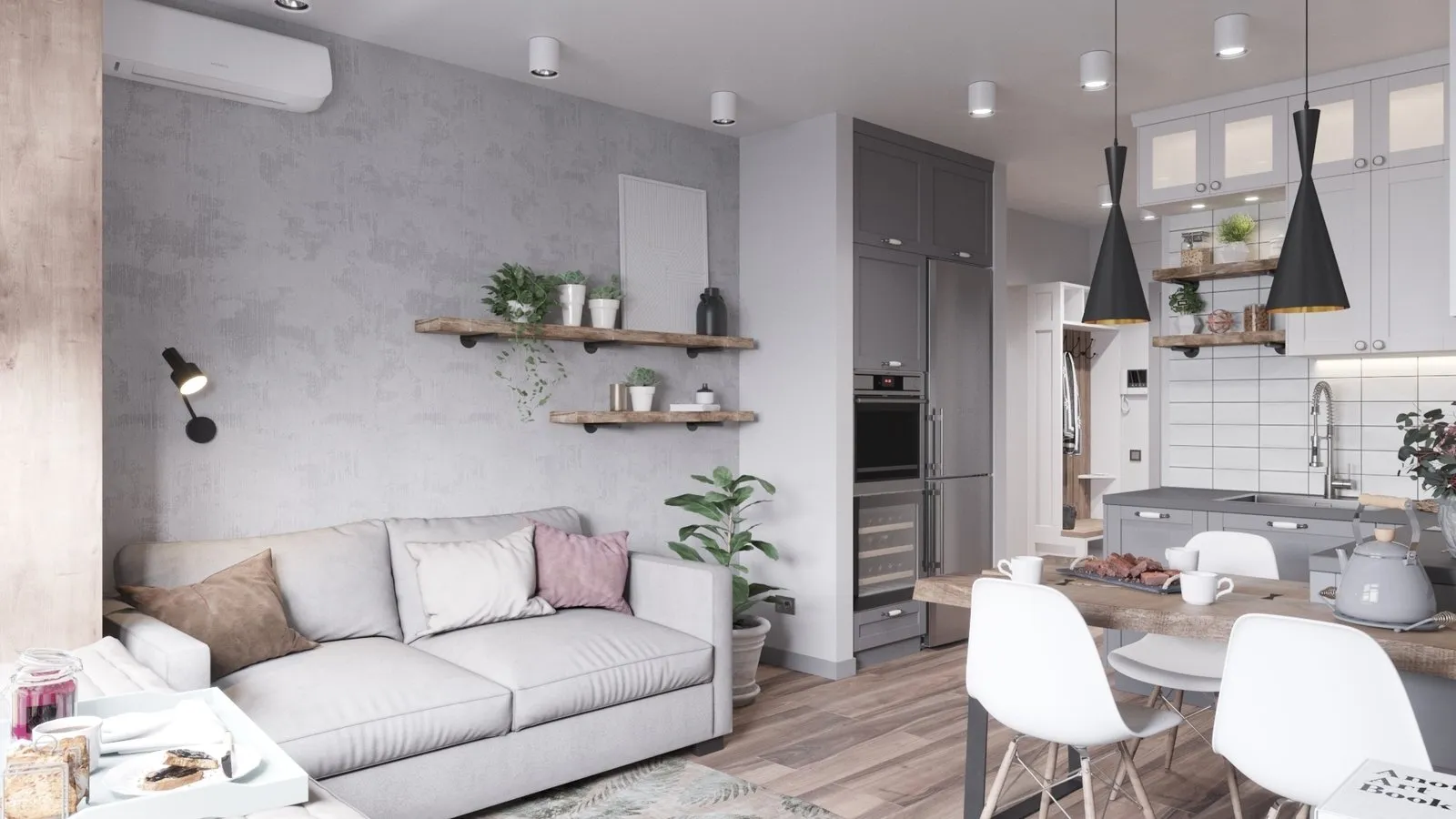 照片：北欧厨房和餐厅，技巧，安娜斯塔西娅·阿夫卡莫娃 – 我们网站上的照片