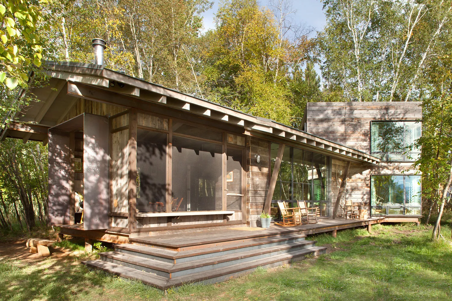 Photo: in Style , Interior Decoration, House, USA, Cottage, Brown – photo on our website