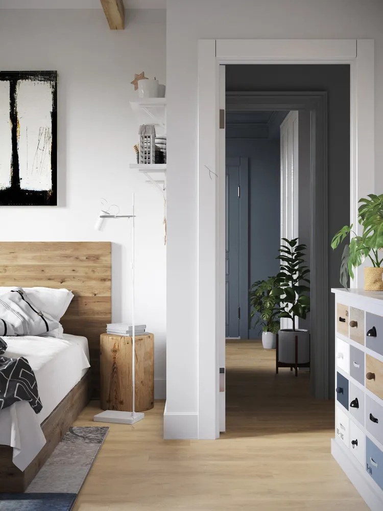 照片:北欧风格卧室,技巧-我们网站上的照片