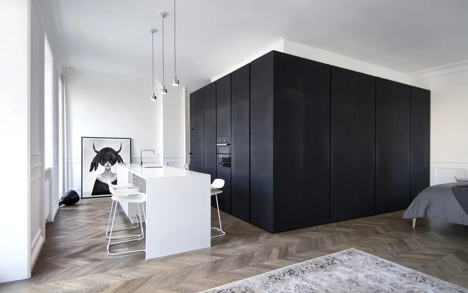 图片：现代风格厨房与餐厅，客厅，小贴士，指南 – 我们网站上的照片