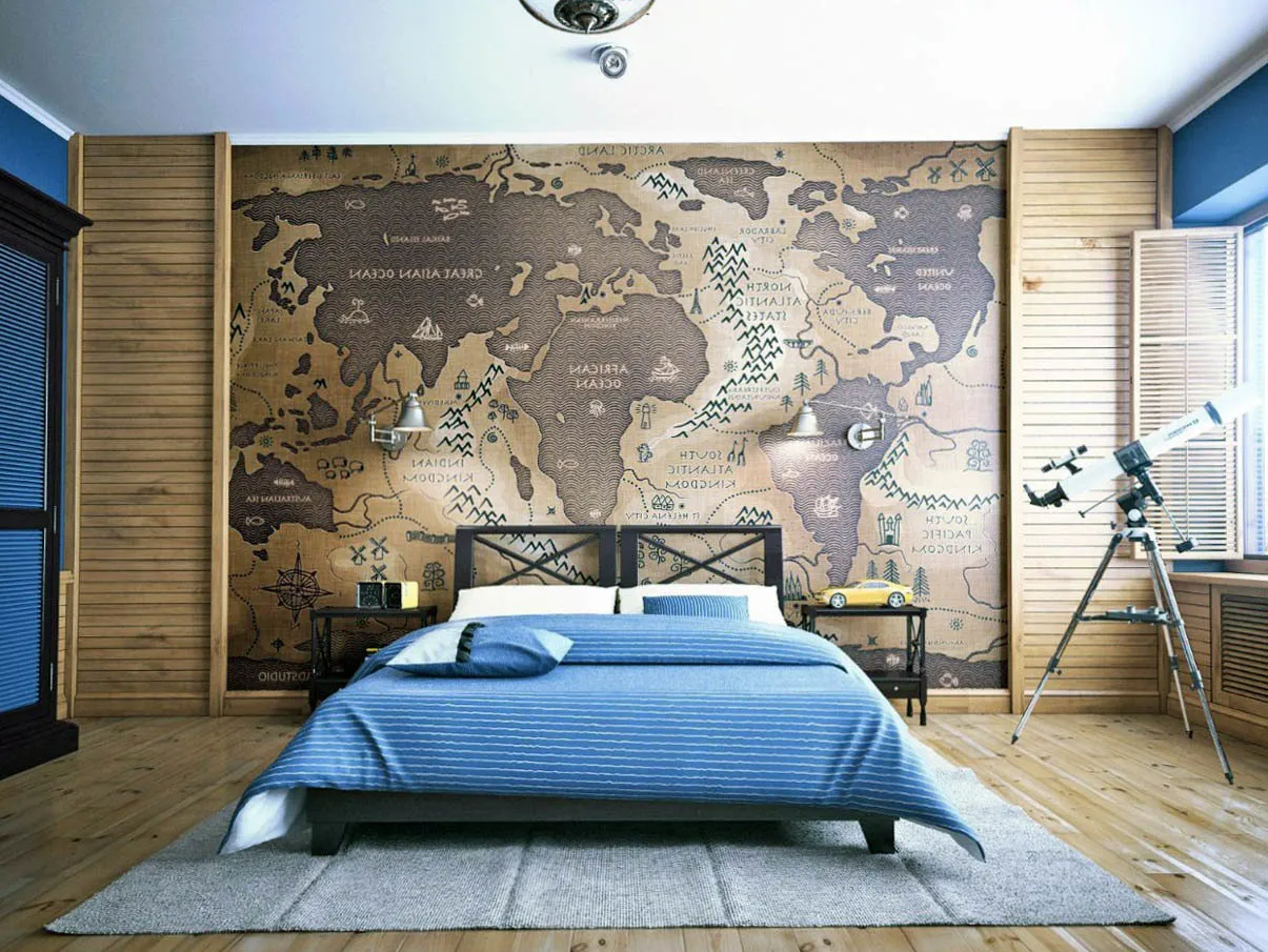 照片:生态风格卧室,技巧——我们网站上的照片