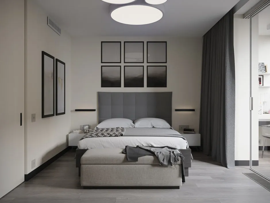 照片:现代风格卧室,技巧-我们网站上的照片