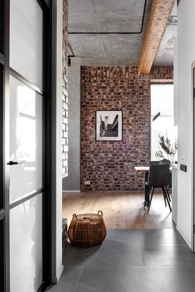 Foto: Cocina y comedor en estilo Loft, Sala de estar, Apartamento, Proyecto de la semana, Moscú, Natalia Yashuzakova – fotos en nuestro sitio web