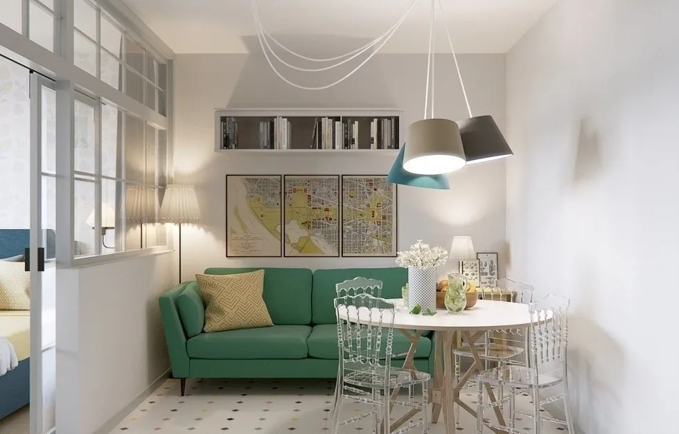 照片：现代风格卧室，小户型公寓指南，Encyclopedia_small_apartment – 我们网站上的照片