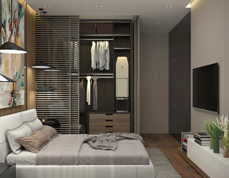 照片:现代风格卧室,技巧-我们网站上的照片