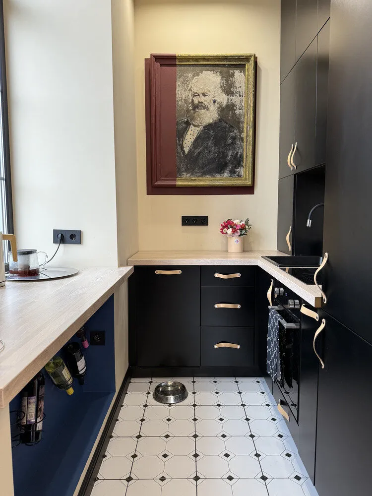 Foto: estilo moderno, Apartamento, Moscú, Remodelación práctica, Estalinca, 1 habitación, hasta 40 metros cuadrados – fotos en nuestro sitio web