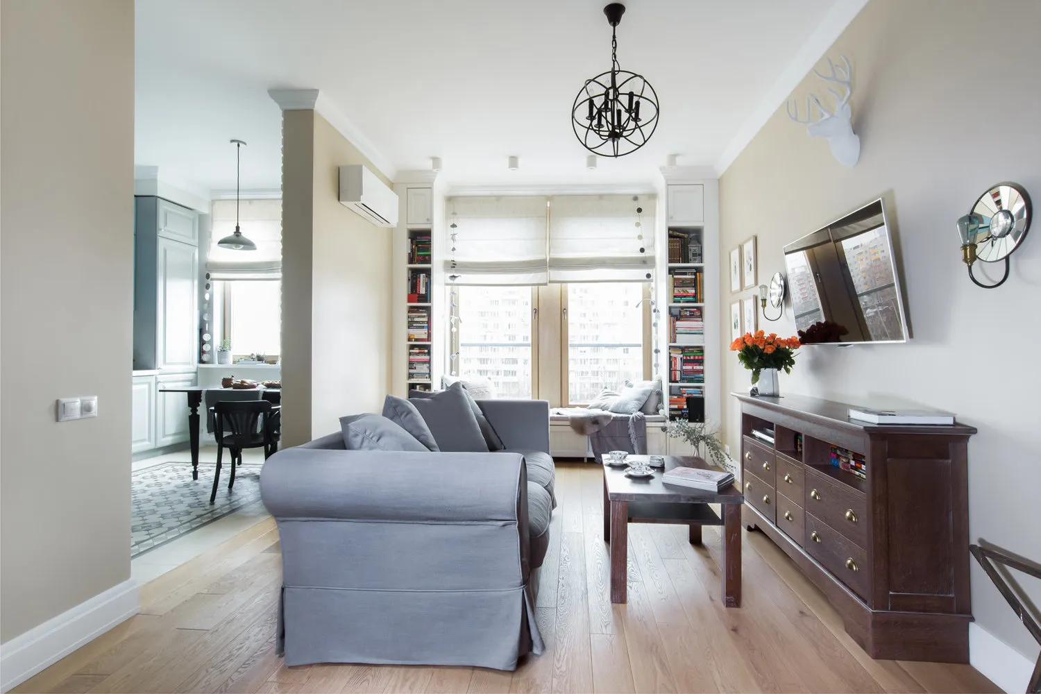 Фотография: Гостиная в стиле Современный, Советы – фото на нашем сайте