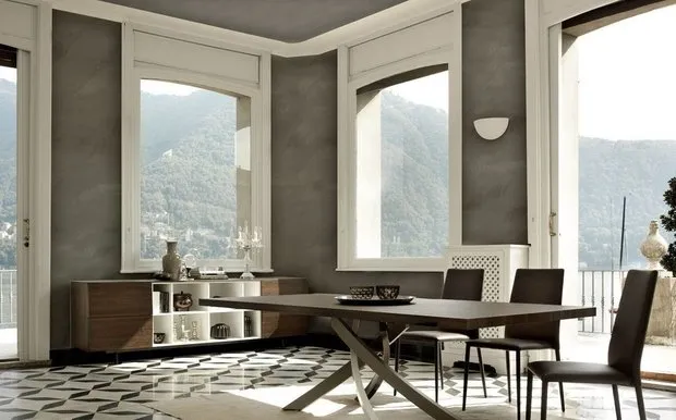 照片:现代风格厨房与餐厅,装饰砂浆,指南,露台,装饰墙面处理 – 我们网站上的照片