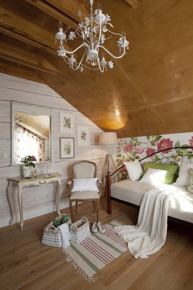 Photo: Bedroom in Provence and Country Style, Interior Decoration – Photo on Our Site