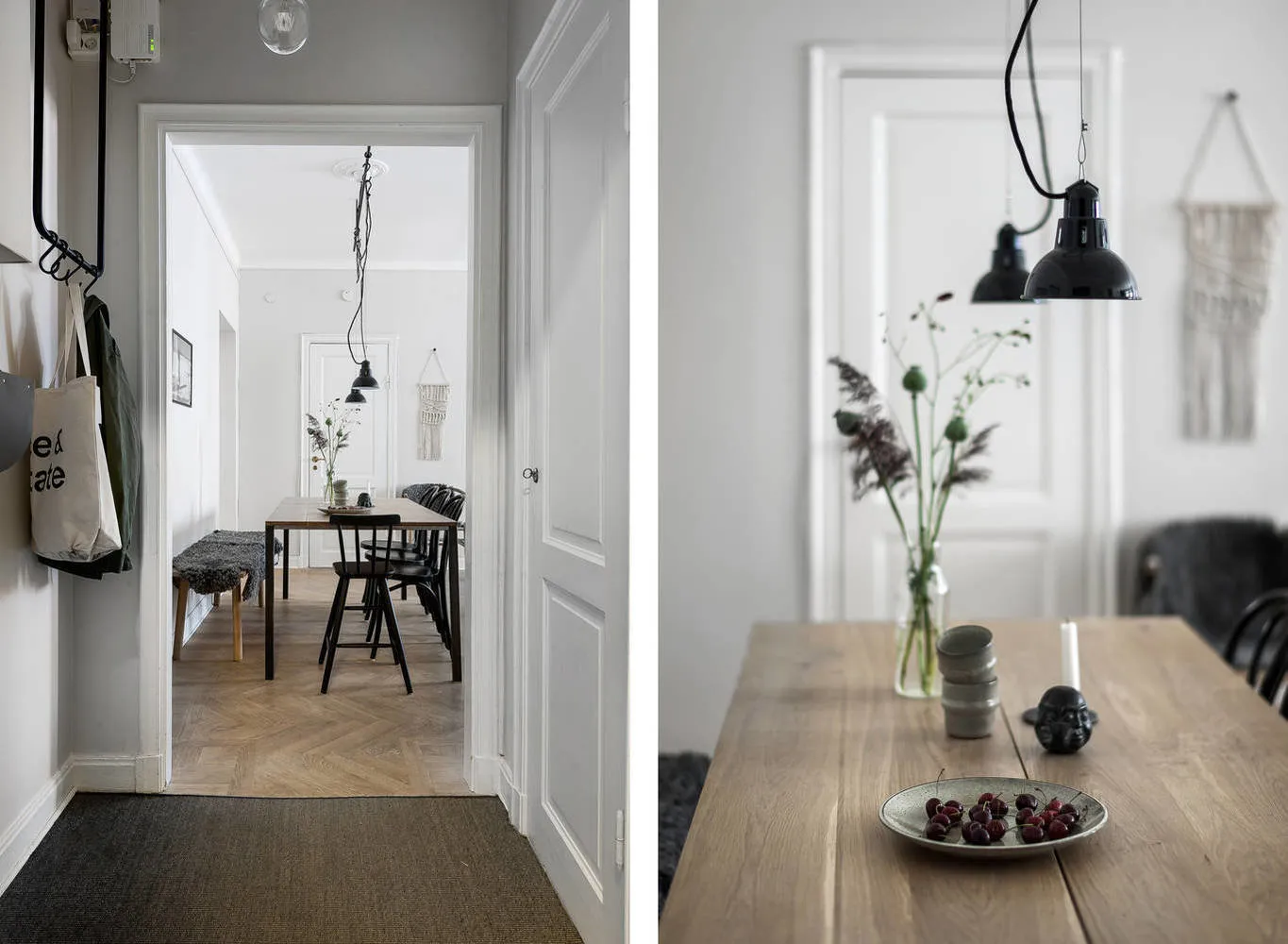 照片：北欧风格，室内装饰，公寓，瑞典，装饰，家具和灯光，斯德哥尔摩，灰色，北欧风格室内设计，3个房间，60-90平方米，单色内饰 – 我们网站上的照片