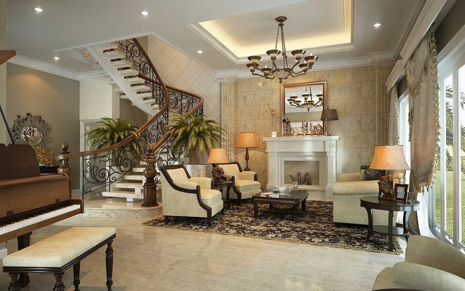 Фотография: Гостиная в стиле Классический, Советы – фото на нашем сайте