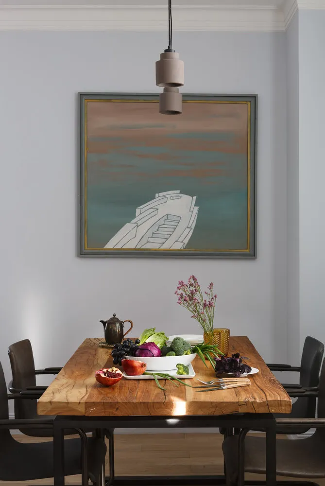 Photo: Kitchen and Dining Room in Scandinavian Style, Interior Decoration – Photo on Our Site