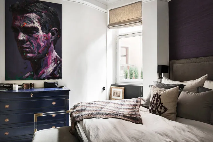 照片:北欧卧室,室内装饰,公寓,瑞典 – 我们网站上的照片